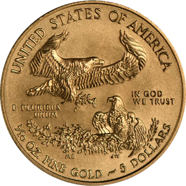 1/10 oz American Gold Eagle Coin (Any Year)