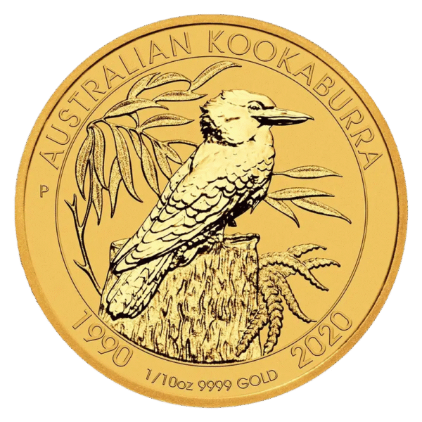 1/10 oz Australian Gold Kookaburra (Any Year)