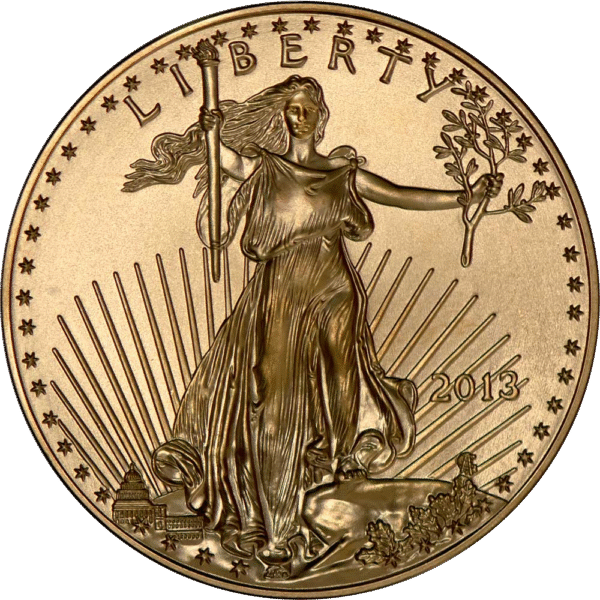 1/2 oz American Gold Eagle Coin (Any Year)