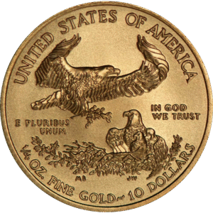 1/4 oz American Gold Eagle Coin (Any Year)
