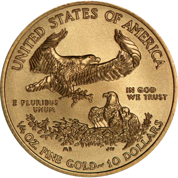 1/4 oz American Gold Eagle Coin (Any Year)