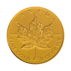 1/4 oz Canadian Maple Leaf Gold Coin (Any Year)