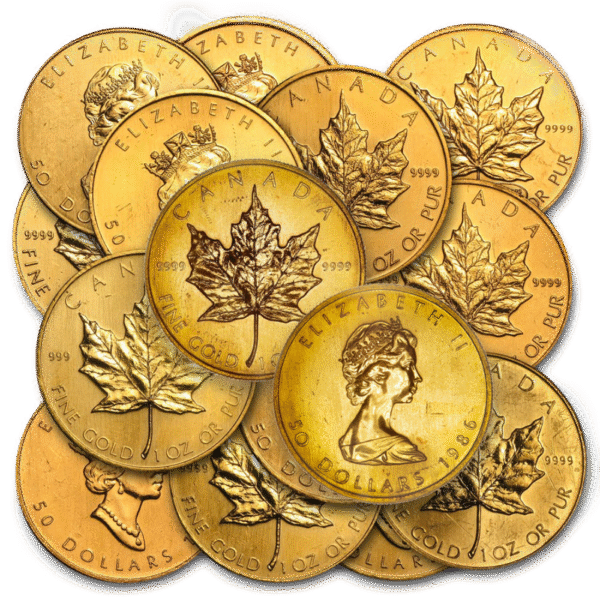 1 oz Canadian Maple Leaf Gold Coin (Varied Condition)