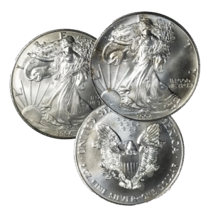 American Silver Eagle Coin (Varied Condition - Random Year)