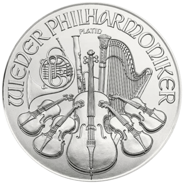 Austrian Platinum Philharmonic Coin (Random Year)
